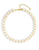 Necklaces - Coastal Glow Necklace - White & Gold
