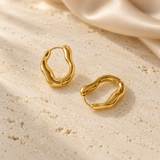 Earrings - Sole Gold Hoops Earring