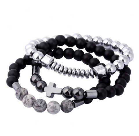 Men Bracelet - 3pc Men’s Legacy Bracelet Set