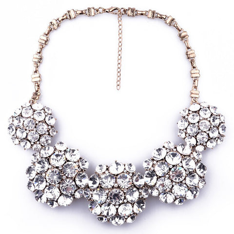 Necklaces - Lucille Crystal Ball Necklace