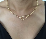 Necklaces - Gold Loop Choker