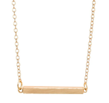 Necklaces - Plain Bar Necklace - 3just3 - 2
