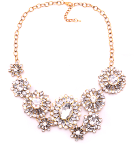 Necklaces - Myra Crystal Statement Necklace