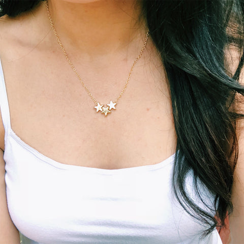 Necklace - Triple Star Necklace