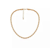 Necklaces - Gold Rope Necklace