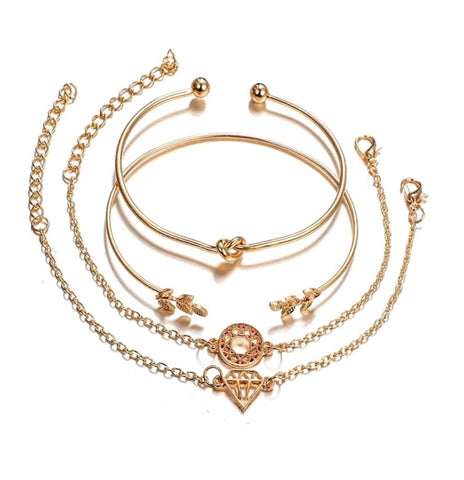 Bracelet - Golden Bracelet Set