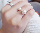 Rings - Double Side Pearl Ring