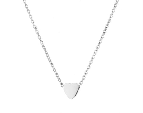 Necklaces - Silver Heart Necklace