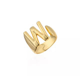 Rings - Gold Letter Rings