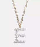 Necklace - Pearl Initial Letter Necklace