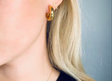 Earrings -  Small Chunky Hoops