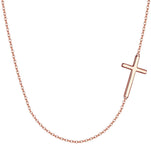 Necklaces - Gold Cross Necklace