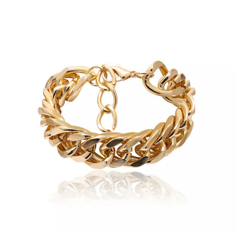 Bracelet - Gold Braided Bracelet